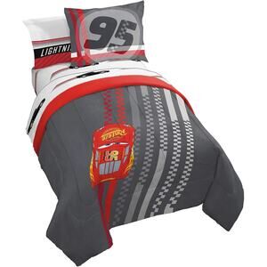 NEW Jay Franco Cars McQueen Full Double Comforter Set 7 Piece Bedding Set OPEN